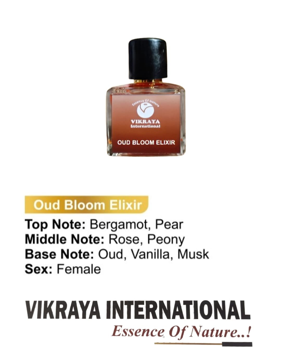 Oud Bloom Elixir Perfume 50ml